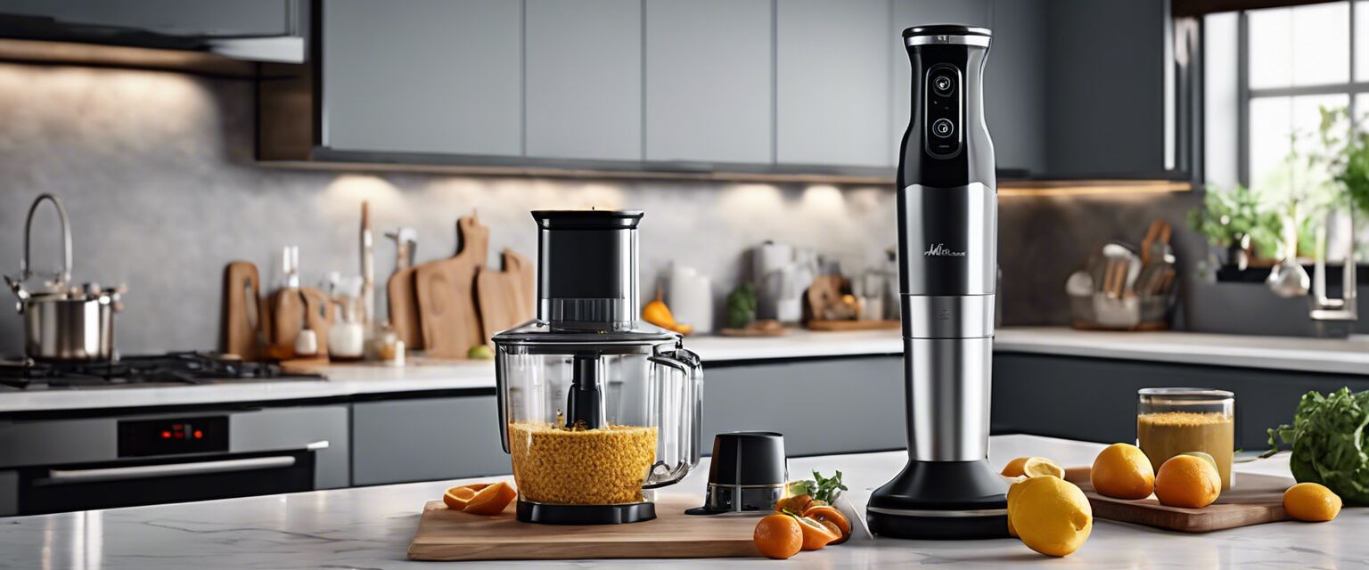 Innovative kitchen gadgets displayed on a countertop