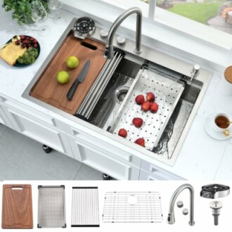 Bokaiya 33x19 Drop In Kitchen Sink