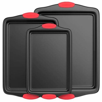 NutriChef 3-Piece Nonstick Kitchen Oven Baking Pans